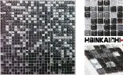【鑫鎧棋磁磚精品】30*30 鏡面亮霧混珠黑馬賽克 高級質感小顆系列浴室廚房/DIY 3色280元/才