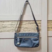 bella borsa 尼龍 側背包 小廢包 灰色 近全新