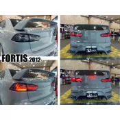 小亞車燈＊全新 鯊魚頭 紅白 FORTIS 尾燈 LANCER IO EVO 翼神 紅白 LED 導光條 流水方向燈