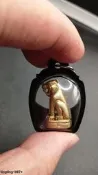 泰國吊墜，古巴磐石 2560冠蘭虎，已包殼 標，細節看圖，要的可以，一旦.不退不換，有疑問拍前請確認 私信看見會囘復
