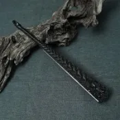 免運🔥龍泉加厚龍珠金剛扇全金屬扇骨絹布摺扇國風收藏送禮摺疊工藝扇子