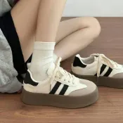 (店+)懶人鞋平底鞋板鞋運動休閒鞋小白鞋休閒鞋女鞋健步鞋德訓鞋舒適軟底輕量加寬加肥寬楦透氣厚底護士鞋大尺碼吸震減壓豆豆鞋一腳蹬時尚百搭久站不累腳避震半拖包鞋休閒顯瘦內增高好走