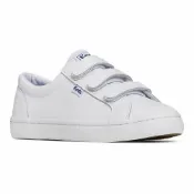 【毒】Keds TIEBREAK 時尚皮革魔鬼氈休閒小白鞋 9191W132211