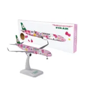 [EVA mart] 現貨 代購 長榮航空 AIRBUS A321-200 粉萌機 1:200 飛機模型