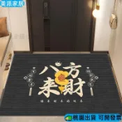 【聚財招財】玄關風水地毯 入戶門地墊 家用大門口進門腳墊 耐髒簡約地毯款 玄關門墊子 客廳門口腳踏墊 防滑吸水落塵墊 居