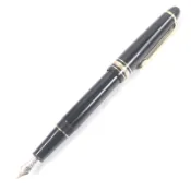 【DOKODEMO】全新狀態 □MONTBLANCMeisterstück 145 Pix 經典蕭邦鋼筆，14K F 尖，黑金配色，德國製造，男款