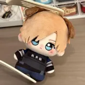 🐘小象潮玩🐘生化危機里昂肯尼迪同人屬性10cm印花努努體棉花娃娃【含固定耳】