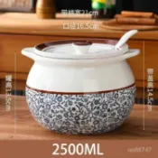 陶瓷食品級豬油罐高檔耐高溫雙耳防燙家用釉下彩調料日式辣椒油 BPEY
