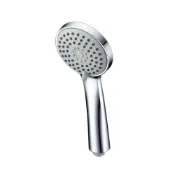 (店+)【LOLAT 羅力】三段式按摩蓮蓬頭把手  HS330CP 低水壓用 大流量出水 鉻色