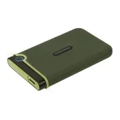 【Transcend 創見】StoreJet 25M3 2TB 軍規防震 2.5吋行動硬碟-軍綠色(TS2TSJ25M3G 新舊包裝隨機出貨)