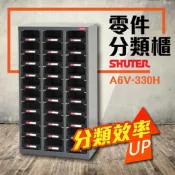 哇哇蛙居家生活百貨 樹德 A6 大容量零件櫃 30格 A6V-330H 零件櫃 收納櫃 整理櫃 鐵櫃 櫃子 A6-330H