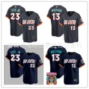 當天出貨！！教士隊棒球服San Diego Padres 23號TATIS JR球衣 13# 城市版