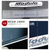 台灣現貨黑海極速•HONDA  本田 MODULO車標標誌金屬貼紙 葉子板標誌車貼貼紙 crv5 hrv crv4 ci