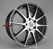 【員林 小茵 輪胎 舘】旋壓製造超輕量化正式上市! 17“ 全車系適用 7.5J 黑底車面 (7.8Kg)