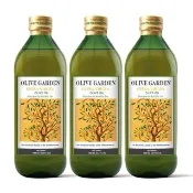即期品OLIVE GARDEN 橄欖莊園 歐洲特級冷壓初榨橄欖油 1Lx3瓶(可生飲/酸價0.25%)