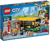 LEGO樂高60154公交車站巴士站臺拼裝積木City城市系列模型益智玩俱送男女孩禮物   產品規格：全新未拆封，337