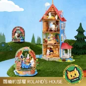 ✨Roland✨『rolife 姆明屋 木質組裝模型』若來 diy手工小屋 MOOMIN 姆明的森林野營 歌妮的花園派對