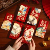 💖台灣發貨💖 2027新款新年紅包 羊年紅包 春節加厚卡紙利是封 新年紅包袋 春節年貨 兒童紅包 千元紅包 年貨