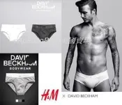 《H&M》男款 大衛貝克漢 限量聯名設計 寬版 內褲 Briefs【M】限a391630530下標