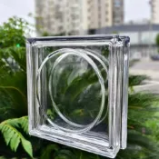 優選熱銷🥇 訂金 廠家批發透明玻璃磚冰影紋實心水晶磚玻璃牆屏風隔斷網紅牆衛生間