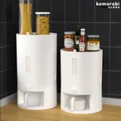 拾光藏寶閣 【防蟲防潮】儲米箱 米桶 米缸 密封罐 收納盒 防潮密封 加厚材質 20斤裝 10斤裝 10KG容量 家用廚房必備 防蟲防黴 透明可視