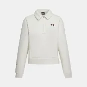 【UNDER ARMOUR】UA 女 APAC LNY CNY 新年 Fleece 半開襟長袖帽T_6014320-110(白色)