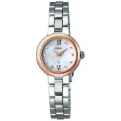 【SEIKO 精工】LUKIA 星空閃耀太陽能女錶-珍珠貝x銀/22.8mm 送禮  禮物(SSVR134J/V117-0EF0KS)