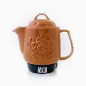 【啞巴媳婦】3000c.c陶瓷煎藥壺中藥壺-金牡丹HS-32 免運