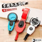 墨鬥木工專用自動劃線器手動手搖彈線墨鬥裝修工具畫線器8米30米