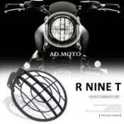 適用於 BMW R NINE T R9T RACER/Scrambler/PURE  前照燈保護罩 大燈防護柵欄網罩套件