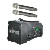 E 平台 MIPRO MA-100DG/MA100DG 超迷你無線喊話器 肩掛式無線喊話器 擴音機/教學機 附兩支無線麥克風ACT-24HC 適用 集會.教學.上課.教會.幼稚園