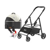 (店+)【Bello】K3L 可分離式寵物推車 寵物外出手推車 柯基臘腸雪納瑞貓咪中小型犬適用