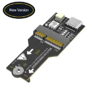 JMT M.2 NGFF 轉 PCI-E X1 適配卡 RGB LED 環境燈支持 PCI-E X1 X4 X8 X16