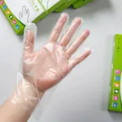 TPE一次性手套100入 加厚耐用 食品級手套 塑膠手套 透明手套 無粉手套【DJ330】 123便利屋