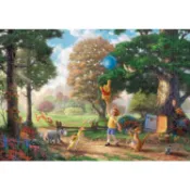 Tenyo  Thomas Kinkade 小熊維尼  500片  拼圖總動員  迪士尼  日本進口拼圖