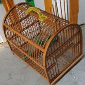 竹制竹雞籠鵪鶉籠鴿子籠斑鳩養籠{}西藏,青海,新疆不發貨