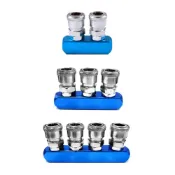 (店+)專業 空壓機用 分接頭 (直二通 / 直三通 / 直四通) 接頭 二分內牙 接頭 直排 直通 單售 中崙五金
