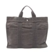 【DOKODEMO】【二手】愛馬仕 HERMES 托特包 Herline MM 灰色帆布 Herline MM 男女通用款 二手 B
