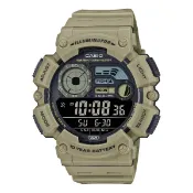 大高雄鐘錶城 CASIO 卡西歐 WS-1500H-5BV 10年電力水上運動手錶 卡其色 50.1mm｜樂天領券現折★全館特惠中★指定刷卡回饋10%