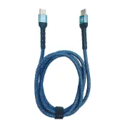 (店+)【HongXin】100W 鋁合金編織快充線 安卓線 蘋果充電線 充電線 雙TYP-C充電線 快充線