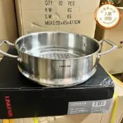 【可開發票】清貨原包裝線下老款加厚凌豐304不鏽鋼蒸籠蒸籠蒸隔26cm/30cm【满额免運】