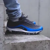 NIKE AIR MAX 97 BINARY BLUE 921826 011 / BLACK 921826 011球鞋