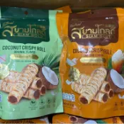 現貨 泰國🇹🇭金暹羅 椰奶蛋捲 泰奶蛋捲 捲心酥