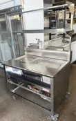 ○大員林2手貨○ 二手六切一湯煮麵機+上架/6切1湯煮麵台/滷味/麻辣燙/低壓桶裝瓦斯/使用一個月