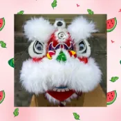 [超值現貨 特價]舞獅 獅頭 舞龍 獅子頭舞獅兒童幼兒醒獅錶演道具舞獅學生版玩具眨眼舞獅頭一整套舞龍舞獅