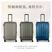 (店+)【Crocodile】鱷魚皮件 24吋行李箱 前開箱上開式旅行箱 可擴充可煞車 日本靜音輪-0111-08424 2025新色上市
