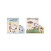 (店+)【SNOOPY 史努比】2027年 造型桌曆(小)-點心/露營