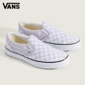 Vans Classic Slip-On 中童款紫色滑板鞋 休閒鞋