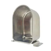 (店+)【YOYO 悠悠水族】不鏽鋼防割九官杯加長型鳥用品、鳥玩具、鸚鵡用品、鸚鵡玩具