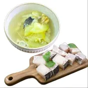 【蘇班長安心石斑】龍膽膠原骨西瓜綿煲湯1000g*1包+究極去刺龍虎斑鮮魚切塊300g*2包(謝宜芳老師真心推薦)